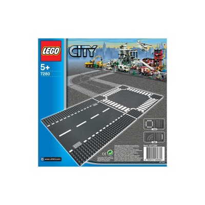 LEGO CITY BASEPLATE  JONCTION AND STRAIGHT ROAD 2006